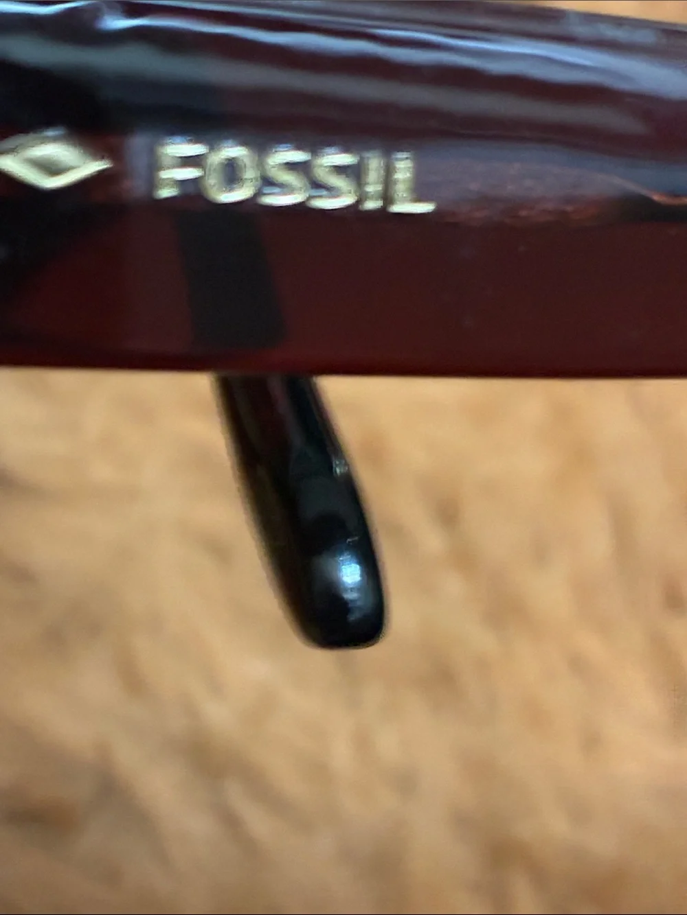 Fossil Tortoiseshell Frame Sunglasses with Black Temples